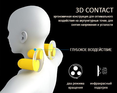 Массажная подушка Shiatsu